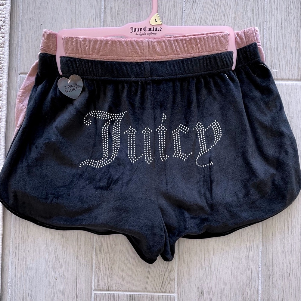 Juicy Couture Logo Terry Short Set